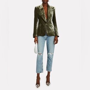 AGOLDE Riley High-Rise Straight Cropped Jeans in Escalate size 26